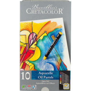 Aqua Stic, oil-based watercolor crayons