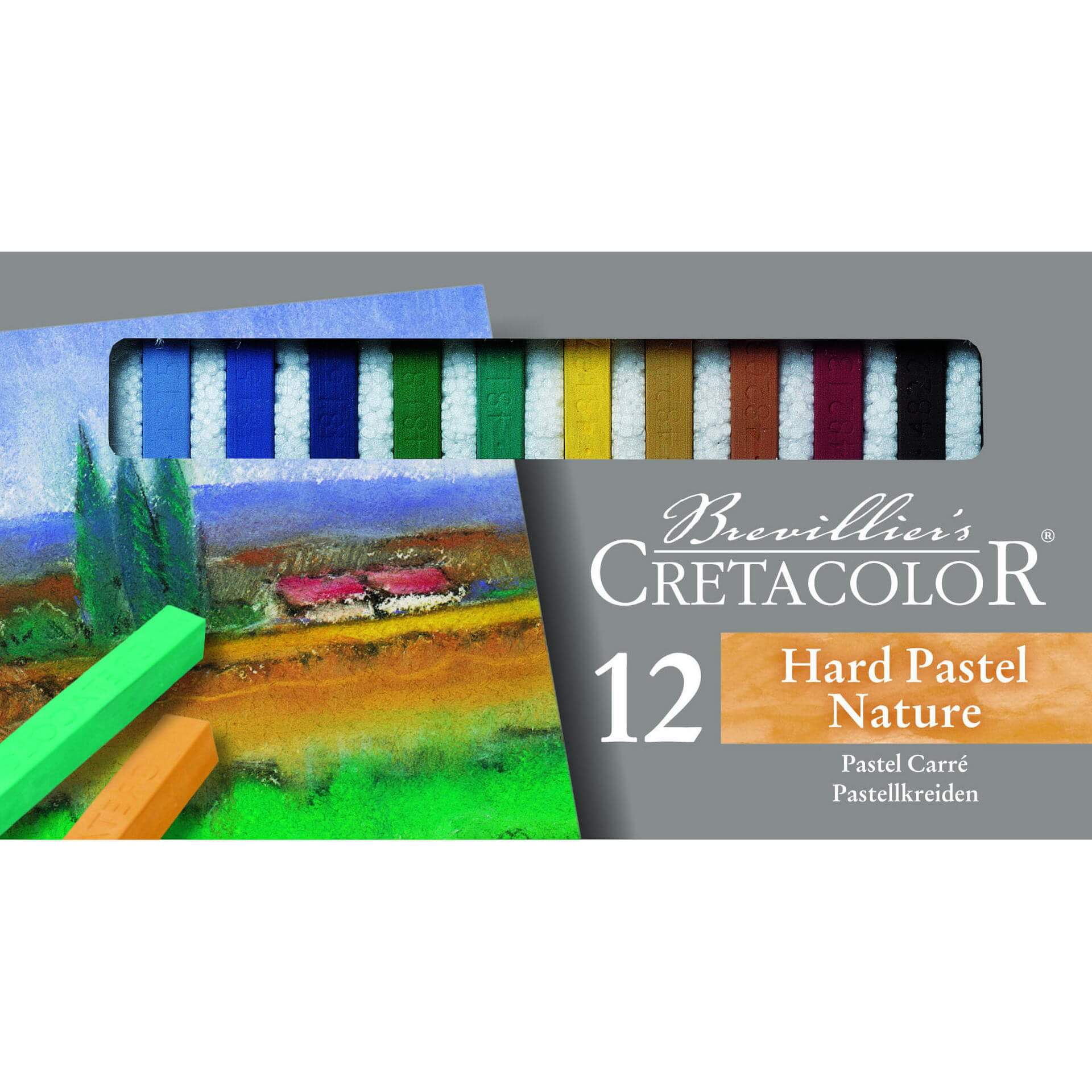 Cretacolor Hard Chalk Pastels Set 48 Brilliant Colors ☆ Koh-I-Noor Austria  Art
